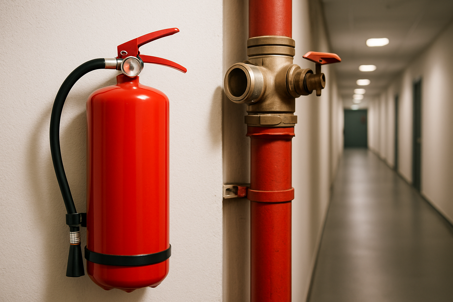 Brandblussers en droge blusleidingen in het risicobeleid: keuren en vastleggen